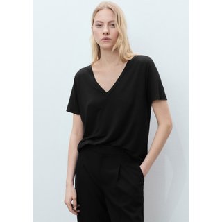 Camiseta Mango Reta Vispi Preta