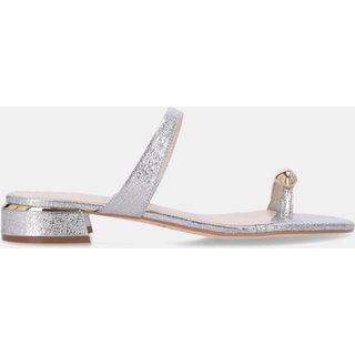 Chinelo Couro Luz da Lua - 80910012 Luz Da Lua Prata