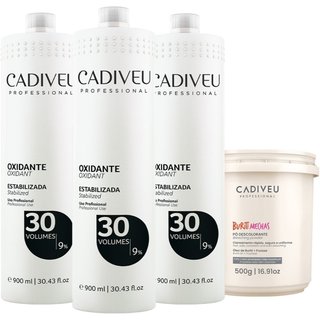 Kit Cadiveu Professional Oxidante 30v Extra e Buriti Mechas (4 produtos)