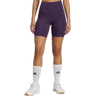 Legging Curta Optimé Essentials Stash Pocket 7-Inch adidas Performance Roxo