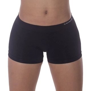 Calcinha Boxer Selene Sem Costura Feminina - Preto