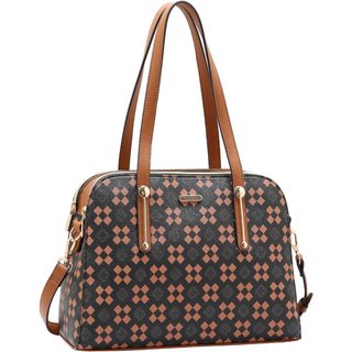 Bolsa Feminina Chenson New Elemento Gráfico 3485296 Café
