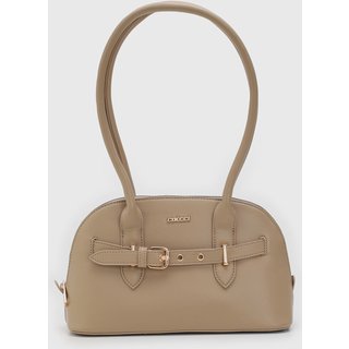 Bolsa Feminina Colcci Estruturada Fivela Bege