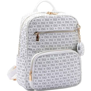 Mochila Feminina Chenson Original Elegance Luxo Laptop Off-White 8485078