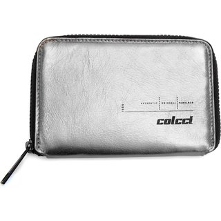 Carteira Colcci Couro Metalized OU24 Prata Feminino