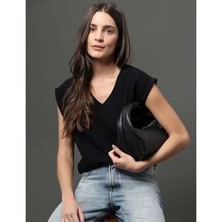 Blusa Feminina Malha Rugby Calvin Klein Jeans - Preto Calvin Klein Jeans