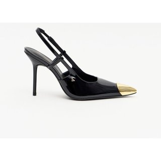 Scarpin Slingback Salto Fino Com Biqueira Lança Perfume