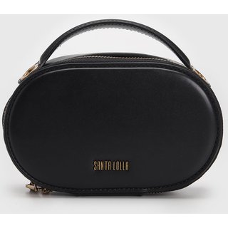 Bolsa Transversal Santa Lolla Lisa Preta