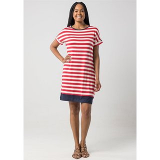 Vestido Pau a Pique Listrado Vermelho VERMELHO - P Pau a Pique