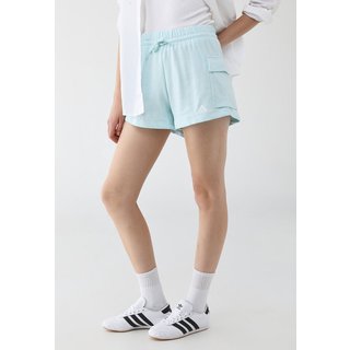 Short Feminino adidas Sportswear Cintura Alta Azul Claro