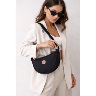 Bolsa Meia Lua Feminina Resistente Alça Lateral Reforçada