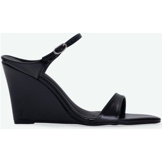 Open Mule Scarlett Preto Suzana Santos