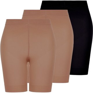 Kit com 3 Shorts Feminino Modelador Up Line Loba 5690-003 Preto