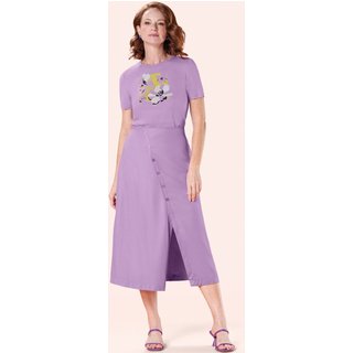 Saia Feminino Marialícia Lilás