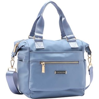 Bolsa Feminina Chenson Original Twill Nylon Mão Azul 3784945
