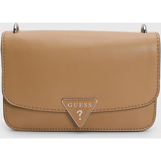 Bolsa Feminina Guess Pequena Triângulo Bege