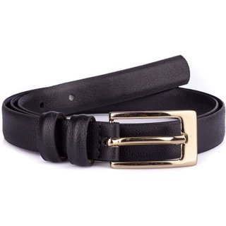 Cinto Feminino De Couro Ellen Preto