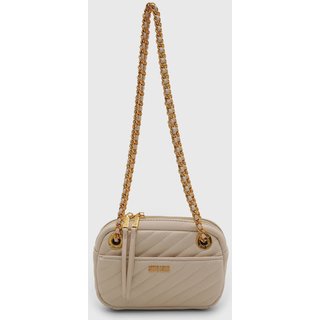 Bolsa Feminina Santa Lolla Matelassada Bege