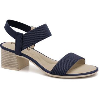 Sandália Feminina Elástico Marinho Comfortflex 2456401-13