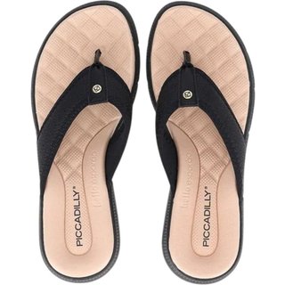 Chinelo Piccadilly Esporão Salto Anabela Feminino - Marrom - piccadilly
