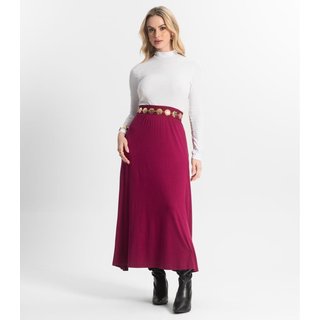 Saia Midi Feminina Select Vermelho