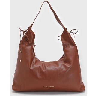 Bolsa Feminina Lança Perfume Alça Nó Marrom
