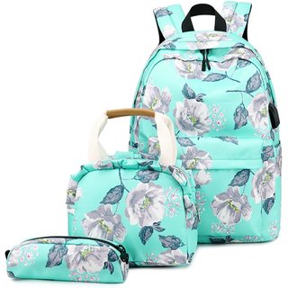 Mochila Guelph Feminina Notebook Kit Estojo Lancheira