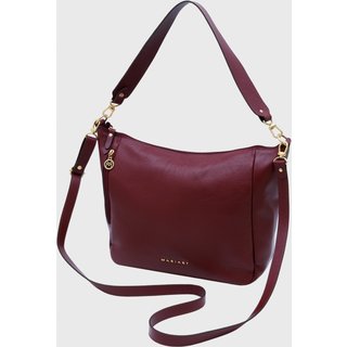 Bolsa Transversal Couro Mariart Lagos Rubi