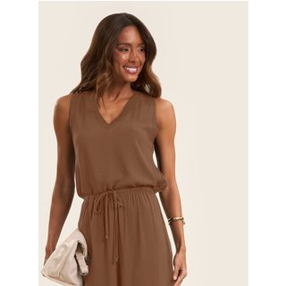 Regata Feminina Twill Cey Rovitex Marrom
