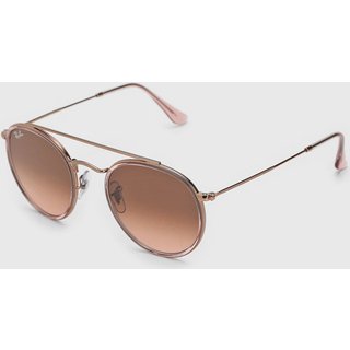 Óculos de Sol Ray-Ban Round Double Bridge Rosê