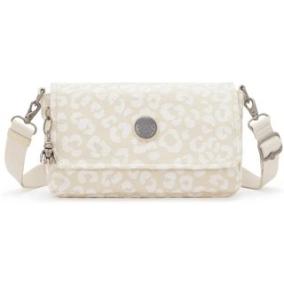 Bolsa Kipling Aras White Cheetah J