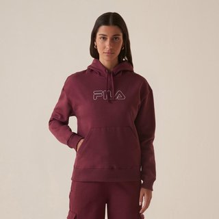Casaco Com Capuz Fila Outline Winter B Feminino Incolor