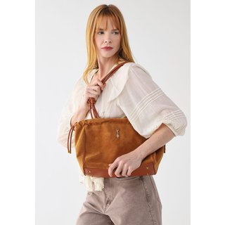 Bolsa Feminina Santa Lolla Alças Cordão Nó Caramelo
