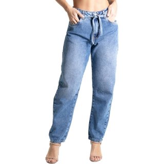 Calça Jeans Sawary Barrel - 280525 - Azul - Sawary