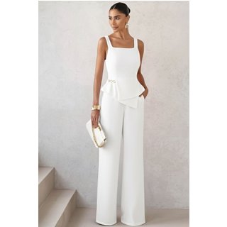 Conjunto Rute Calca C/Blusa C/Ziper Branco