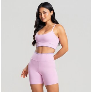Conjunto Fit One Element Suplex Short e Top com bojo removível Rosa