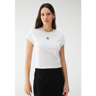 Camiseta adidas Originals Slim Trefoil Branca