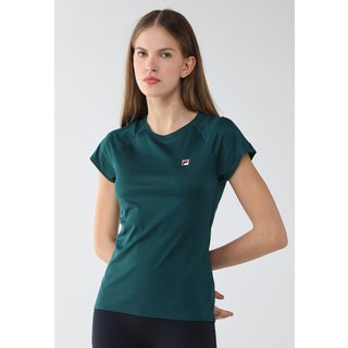 Camiseta Feminina Fila Tennis Basic Verde Escuro