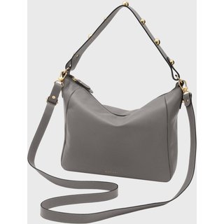 Bolsa Transversal Couro Mariart Jabuticaba Cinza