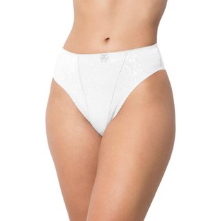 Calcinha Gabi Lingerie Microfibra Tanga Confortável Cintura Média Branco