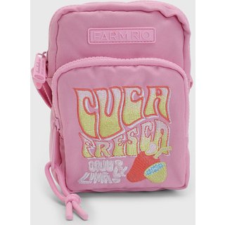 Bolsa Feminina Farm Da Gema Cuca Fresca Rosa