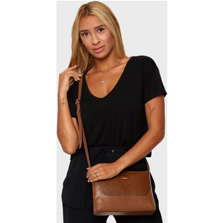 Bolsa Transversal Couro Mariart 2194MRT Havana