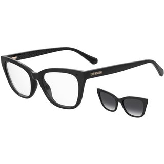 Armação Clip On Love Moschino Mol071/Cs 807 - Preto 53