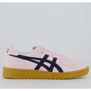 Tênis Asics Japan S Camurça Feminino Rosa Claro e Preto