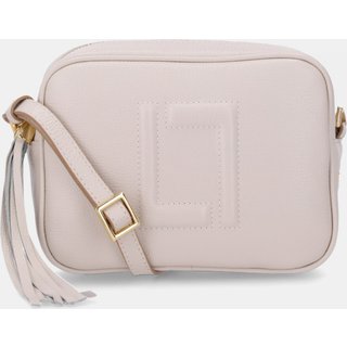 Bolsa Pequena Couro Luz Da Lua 10004962 Luz Da Lua Off-white