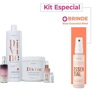 Kit Braé Divine Salon + Beauty Sleep (5 Produtos)