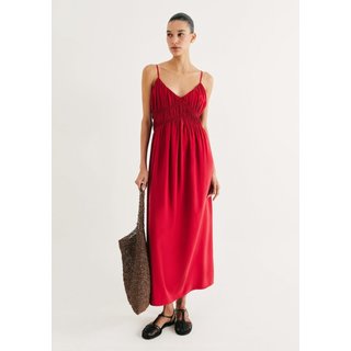 Vestido Longo Em Peach Touch Hering
