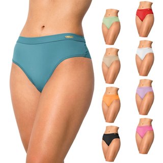 Kit 15 Calcinhas Modelagem perfeita para o seu corpo Fio duplo Com cós e lateral mais grossa