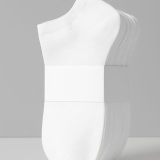 Kit 12 Pares Meias FMF Soquete Branca Feminina Branco