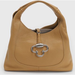 Bolsa Feminina Capodarte Média Monograma Bege